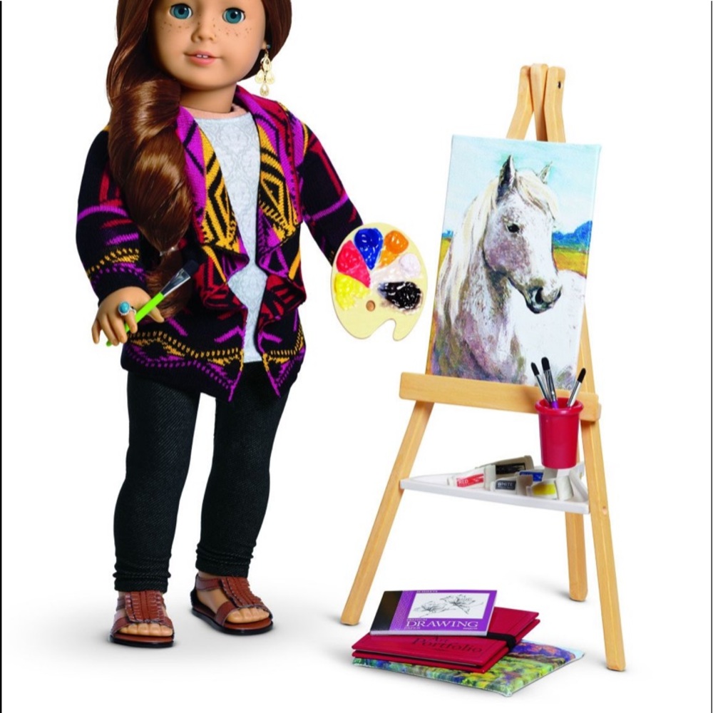 The American Girl Doll Sage Art Set